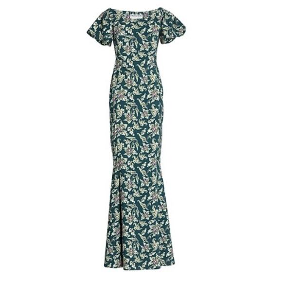 NWT Chiara Boni Guendalina Long Print Dress IT 44 / US 8 Designer Maxi Dress - Picture 1 of 9
